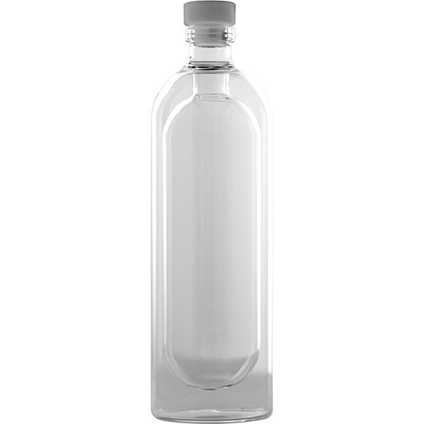 Бутылка (двойные стенки); стекло; D=80,H=270мм
