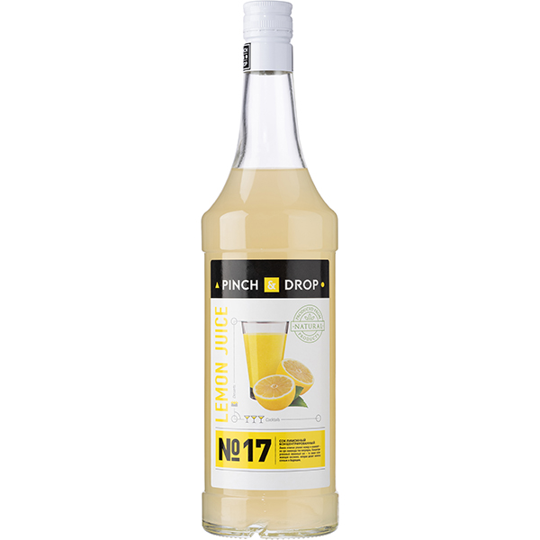 Напиток безалкогольный «Сок лимонный концентрированный»  стекло  1л Pinch&Drop