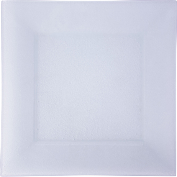 Блюдо квадратное «Макс»; стекло; высота=27, длина=320, ширина=320 мм; прозрачный