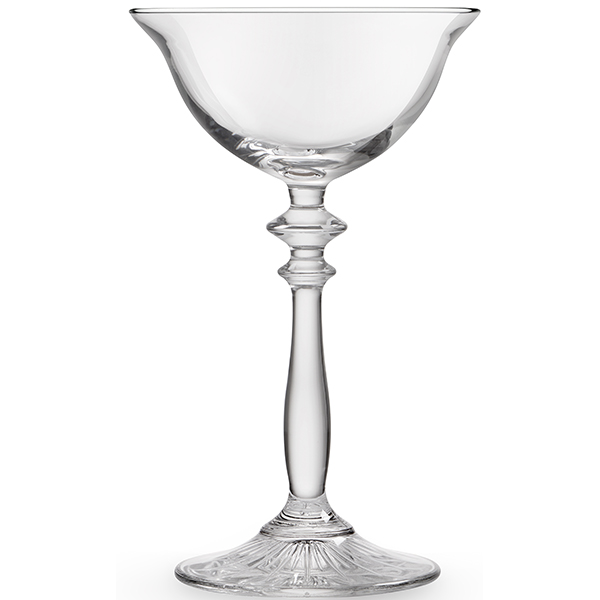 Шампанское-блюдце «1924»; стекло; 140мл; D=75,H=152мм; прозрачное 