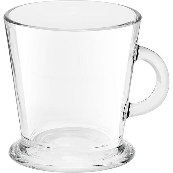 Чашка кофейная «Робаст» [2шт]; стекло; 180мл; прозрачное 