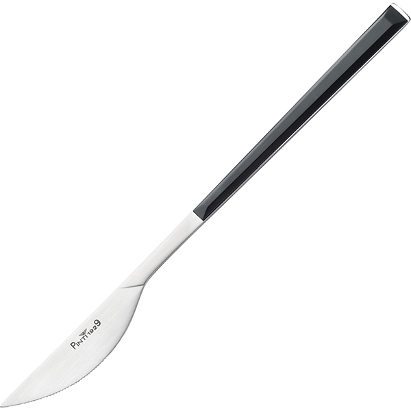 Нож столовый  сталь нержавеющая  черный Pintinox