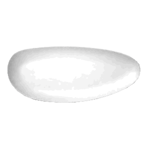 Блюдо овальное «Исола»; материал: фарфор; длина=32.5, ширина=14 см.; белый