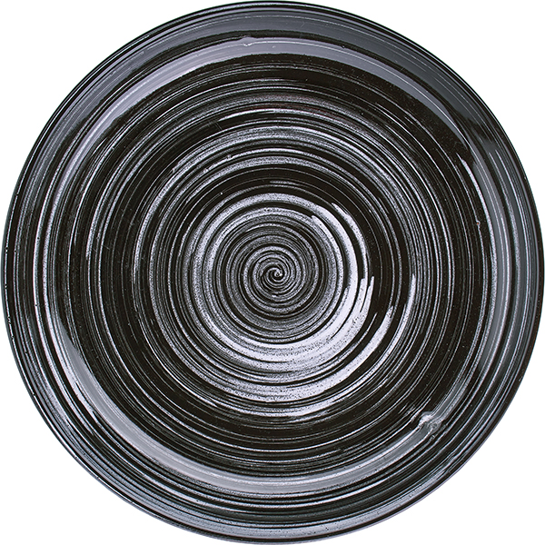 Тарелка мелкая «Маренго»; керамика; D=26,H=2.5см; коричневый