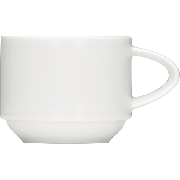 Чашка чайная; фарфор; 180мл; белый