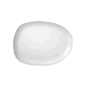 Блюдо для салата «Исола»; материал: фарфор; диаметр=22, длина=22, ширина=17 см.; белый
