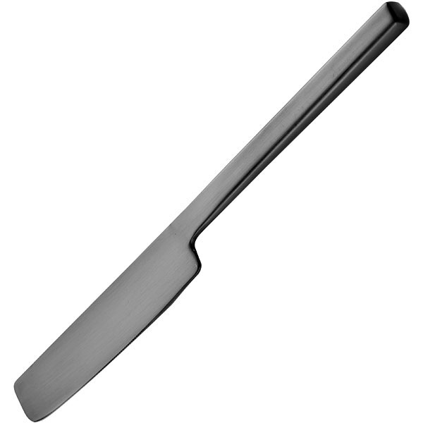 Нож столовый «Хеи»; сталь нержавеющая; L=225мм; черный