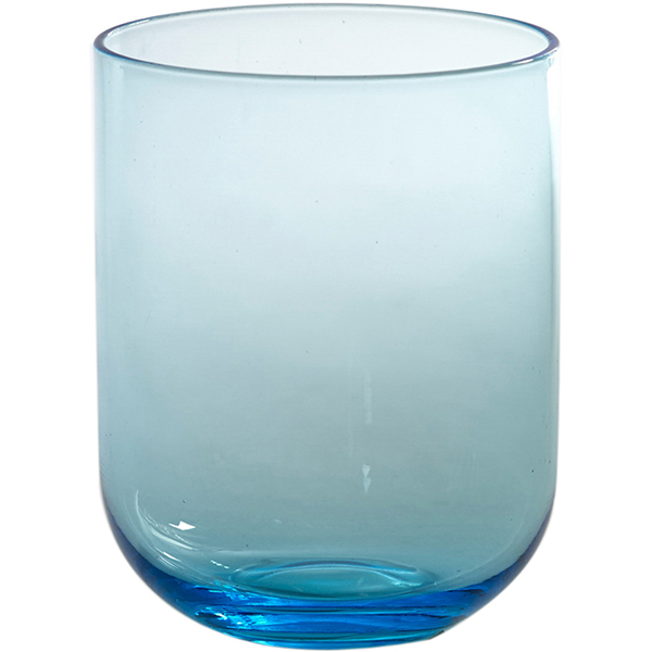 Стакан «Модерн»; стекло; 395мл; D=7.7,H=9.1см; голубой