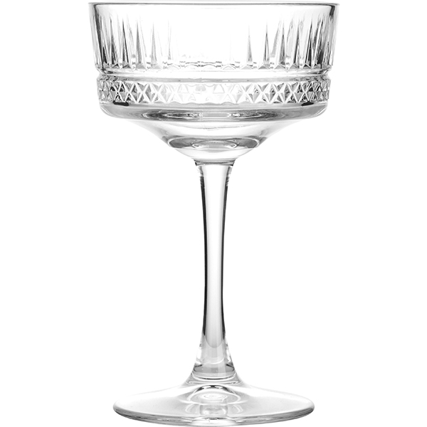 Шампанское-блюдце «Элизия»; стекло; 260мл; прозрачный