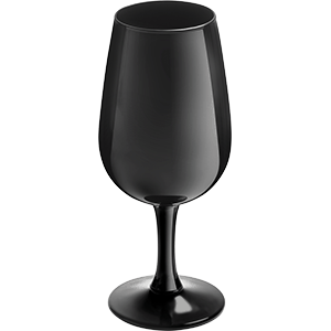 Бокал для вина «Тэстер»;  стекло;  230мл;  черный