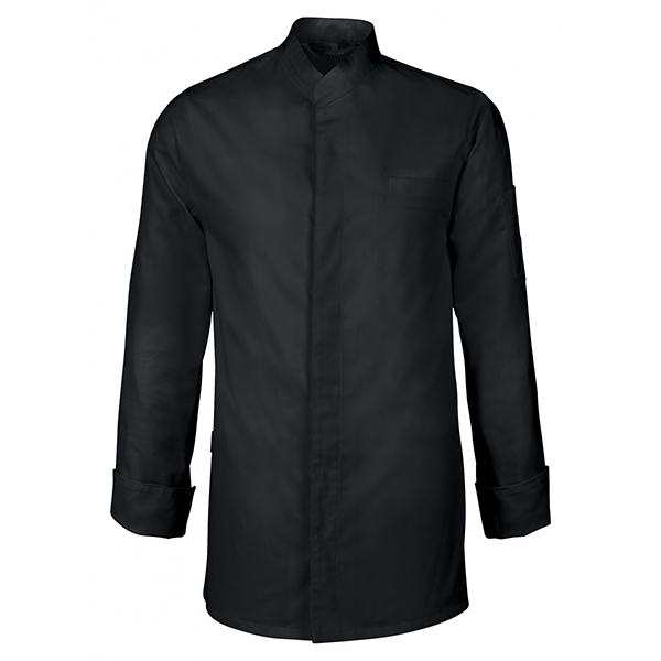 Куртка поварская 54р.на потайных кнопках  черный  Greiff