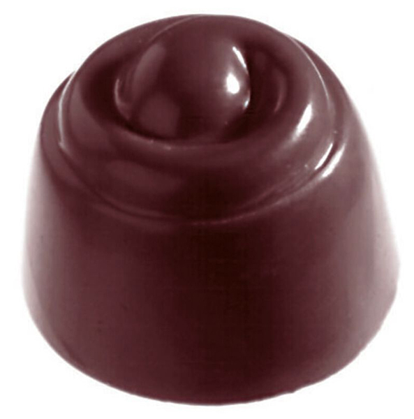 Форма для шоколада[28шт]   поликарбонат   D=30,H=22мм PADER