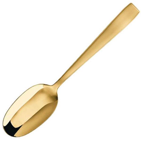 Ложка чайная «Флэт»;  сталь нержавеющая;  ,L=13,9см;  золотой