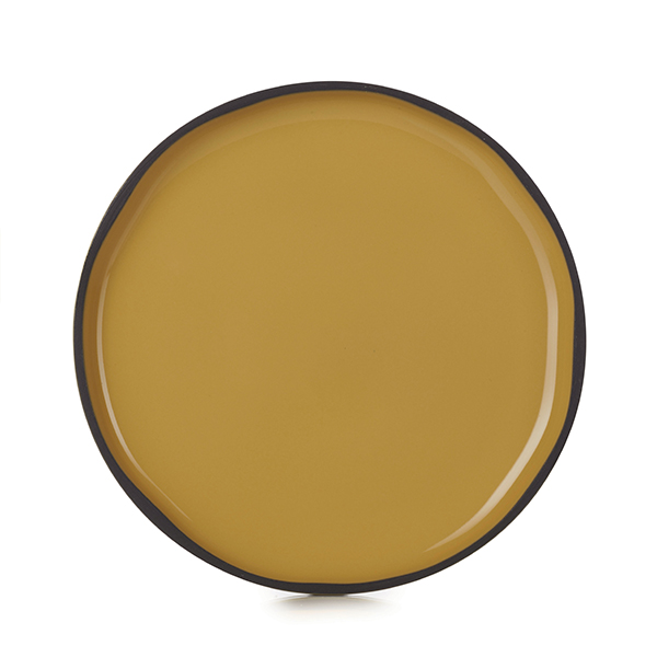 Тарелка для хлеба «Карактер»; керамика; D=150,H=15мм;  желтый 