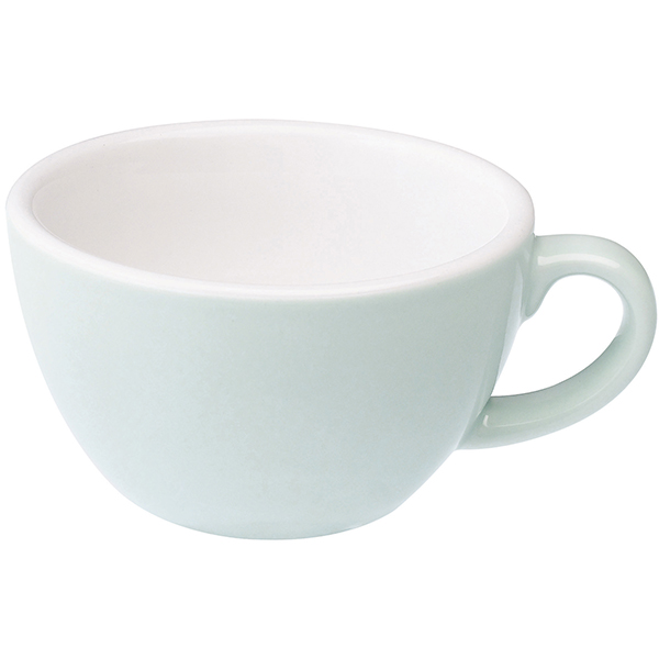 Чашка чайная «Эгг»;  фарфор;  150мл;  голуб.