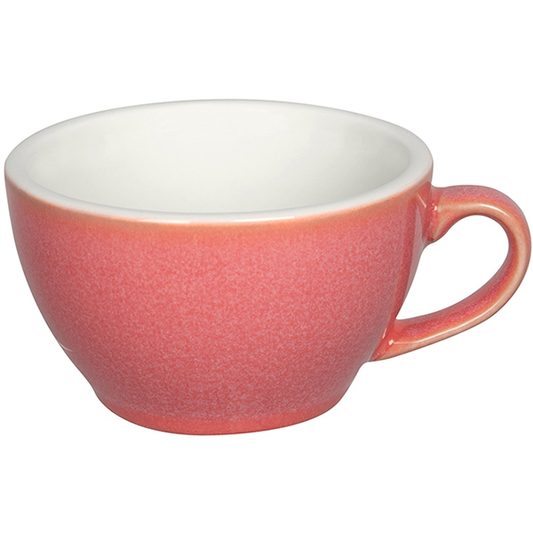 Чашка чайная «Эгг»;  фарфор;  250мл;  кораллов.