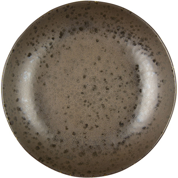 Салатник «Фобос»;  керамика;  D=28см;  коричнев.