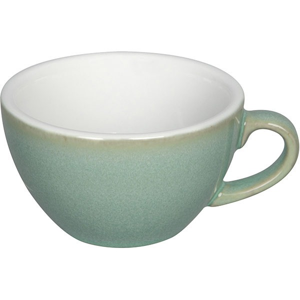 Чашка чайная «Эгг»;  фарфор;  200мл;  зелен.