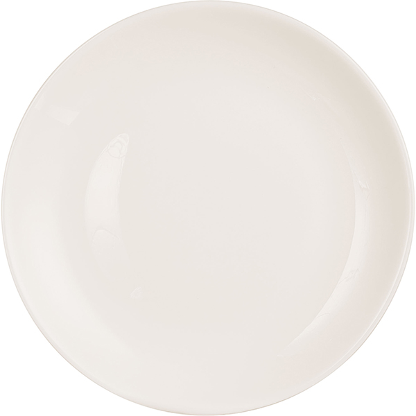 Тарелка пирожковая «Интэнсити Куп»; зеникс; D=160,H=14мм; белый