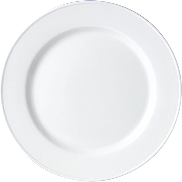 Блюдо круглое подстановочное «Симплисити Вайт»; материал: фарфор; диаметр=30 см.; белый