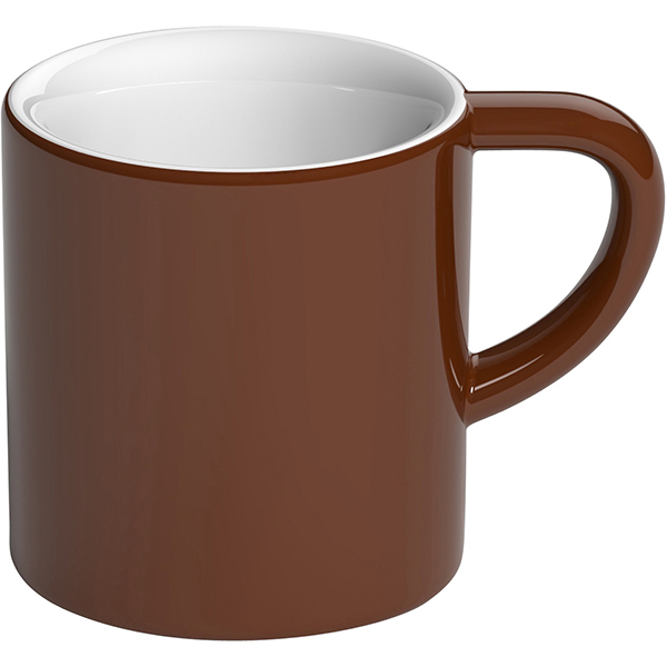Чашка кофейная «Бонд»;  фарфор;  80мл;  коричнев.