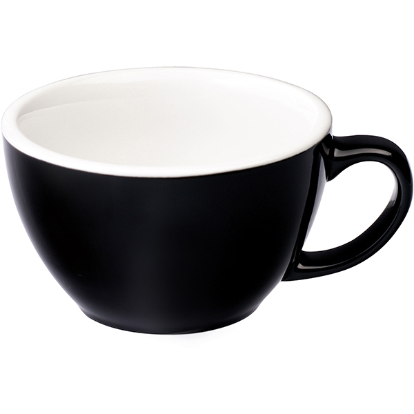 Чашка чайная «Эгг»;  фарфор;  300мл;  черный