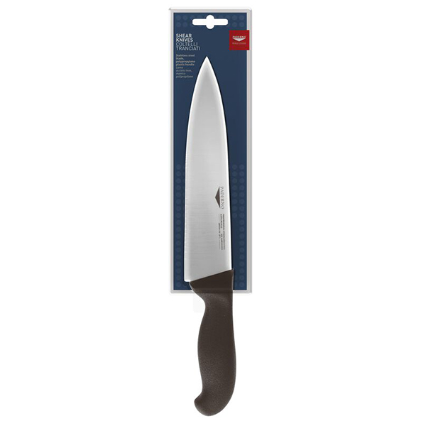 Нож для тонкой нарезки  сталь нержавеющая,полипропилен  ,L=21см PADER