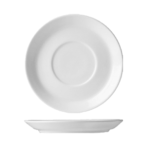 Блюдце «Акапулько»; материал: фарфор; диаметр=11.6 см.; белый