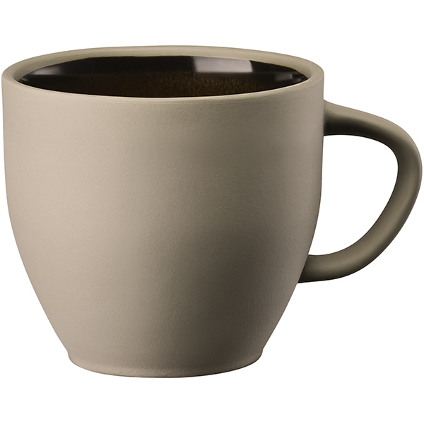 Чашка чайная «Джунто Бронз»; керамика; 230мл; D=80,H=75мм; коричнев.,красный