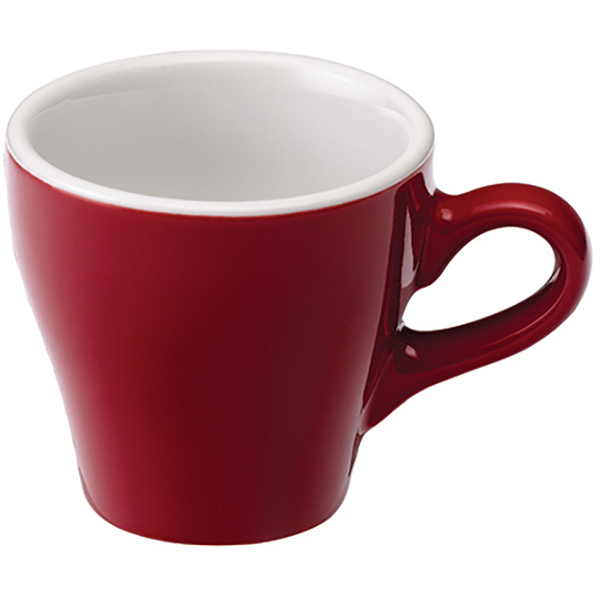 Чашка кофейная «Тулип»; фарфор; 80мл; красный