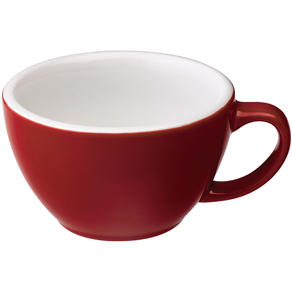 Чашка чайная «Эгг»; фарфор; 350мл; красный