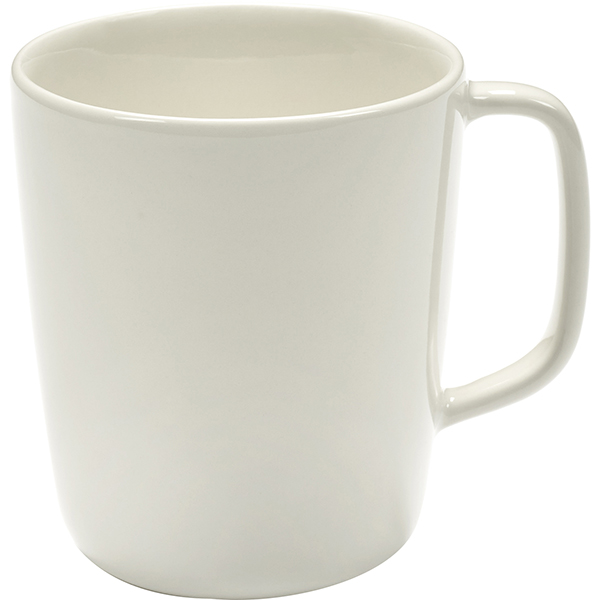 Чашка чайная «Сена»; фарфор; 370мл; D=87, H=95мм; слон.кость