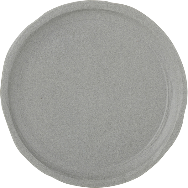 Тарелка мелкая «Нау»; керамика; D=210, H=18мм; серый