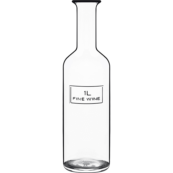 Бутылка для вина без крышки «Оптима»  стекло  1л BL