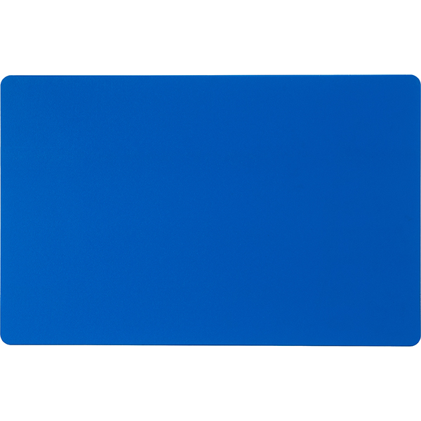 Доска разделочная; пластик; H=12, L=380, B=250мм; синий