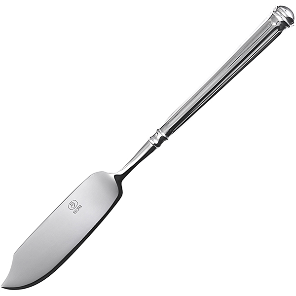 Нож для рыбы «Роял»; хромоник. сталь; L=21, 2см; хромиров.