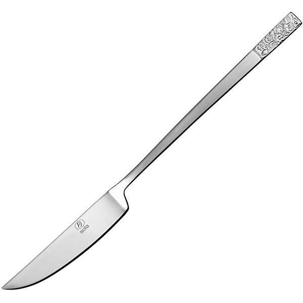 Нож для рыбы «Фиори»; хромоник. сталь; L=22, 4см; хромиров.