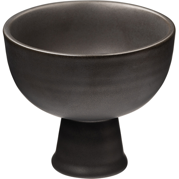 Креманка «Шейд»; керамика; 350мл; D=11, 5, H=10см; черный