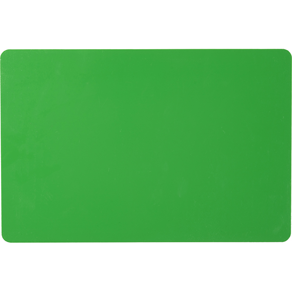 Доска разделочная; пластик; H=12, L=30, B=20см; зелен.