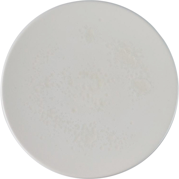 Тарелка плоская «Космос»; керамика; D=26см; белый