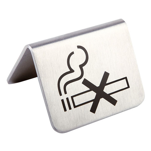 Табличка «Не курить»[2шт]; металл; 200мл; , H=35, L=50, B=50мм; металлический