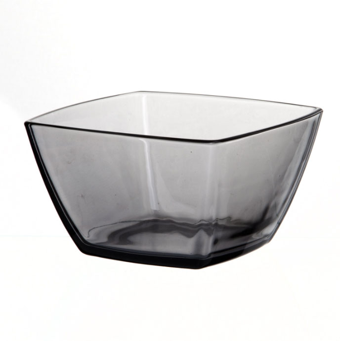 Салатник «Грэй»; стекло; 0, 5л; , H=70, L=125, B=125мм; серый