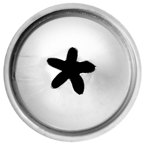Насадка кондитерская «5-конечная звезда»; сталь нержавеющая; D=22/10, H=30мм; металлический