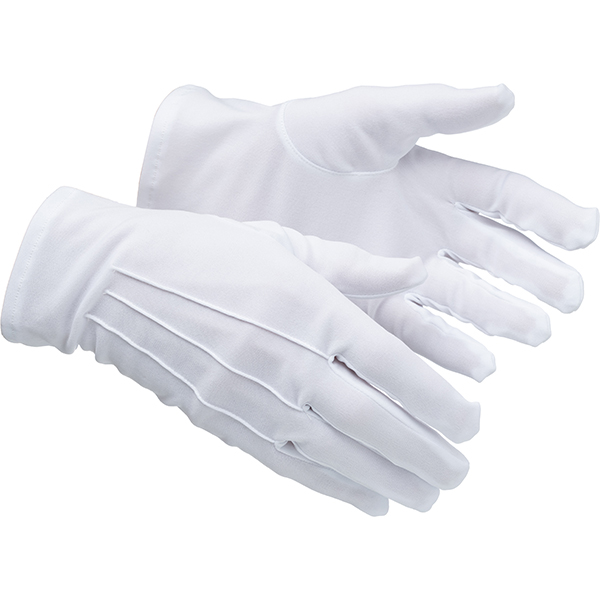 Перчатки размер (S/M) для официантов (пара)  хлопок  белый HOLD