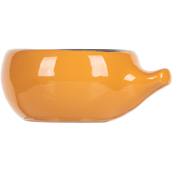 Кокотница №1; керамика; 180мл; D=9, H=5см; желт., оранжев.