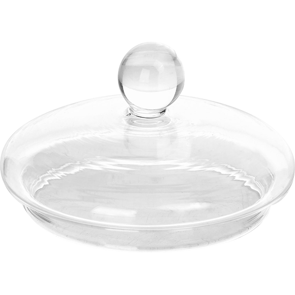 Крышка для чайника «Мико»; стекло; D=7, H=5см; прозрачный