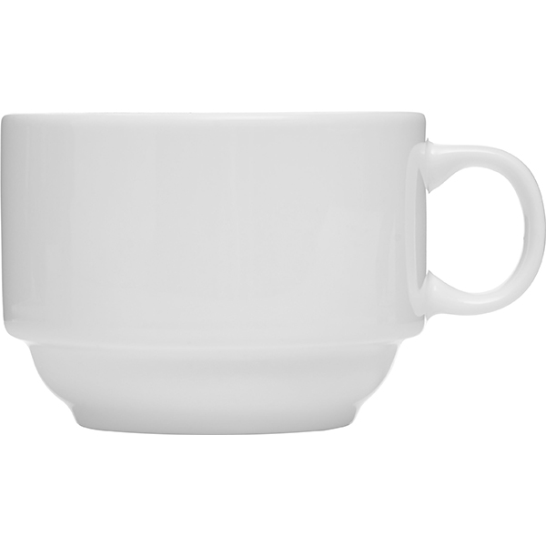 Чашка чайная «Кунстверк»; фарфор; 160мл; D=75, H=55мм; белый