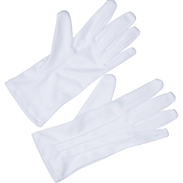 Перчатки размер (L/XL) для официантов (пара)  хлопок  белый HOLD