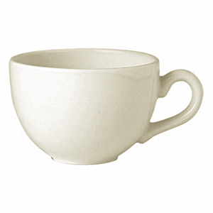 Чашка кофейная «Айвори»; фарфор; 85мл; D=60, H=50, L=85мм; слон.кость