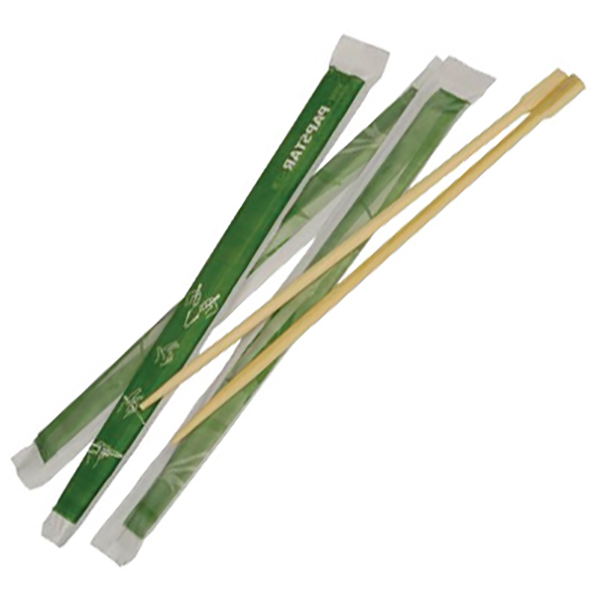 Китайские палочки 50 пар,  в инд.уп-ке. L=23см  бамбук  , H=290, L=170, B=55мм PAPS